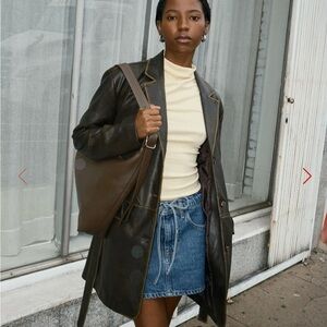 Leather Trench - LISA SAYS GAH